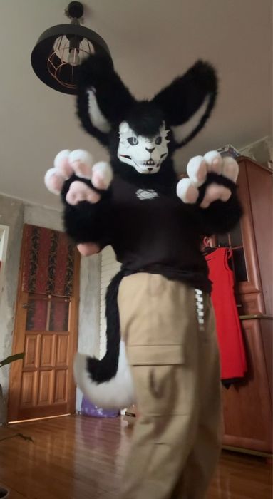 Fursuit Furry Dino Maska