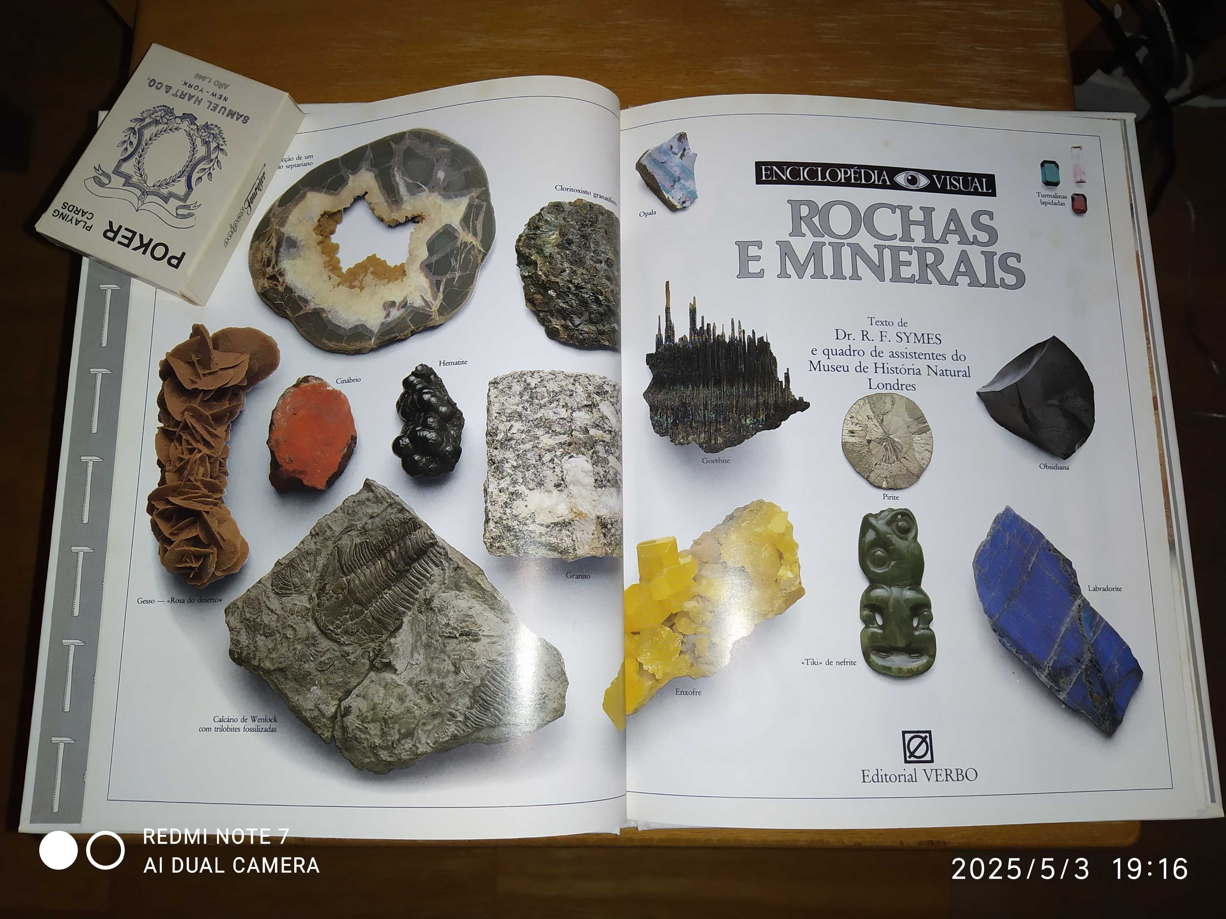 ## livro Rochas E Minerais enciclopédia visual editora verbo ##