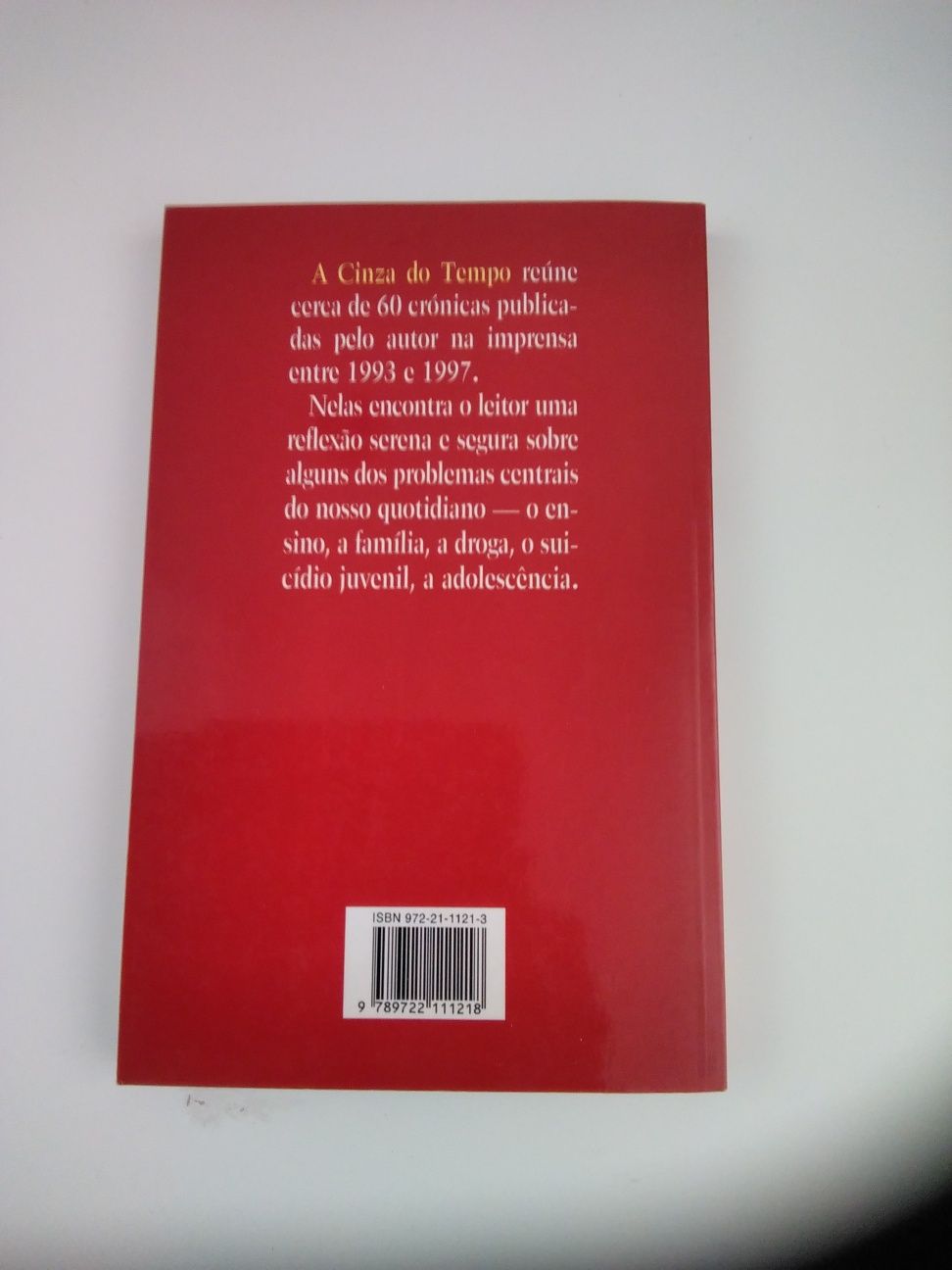 A cinza do tempo