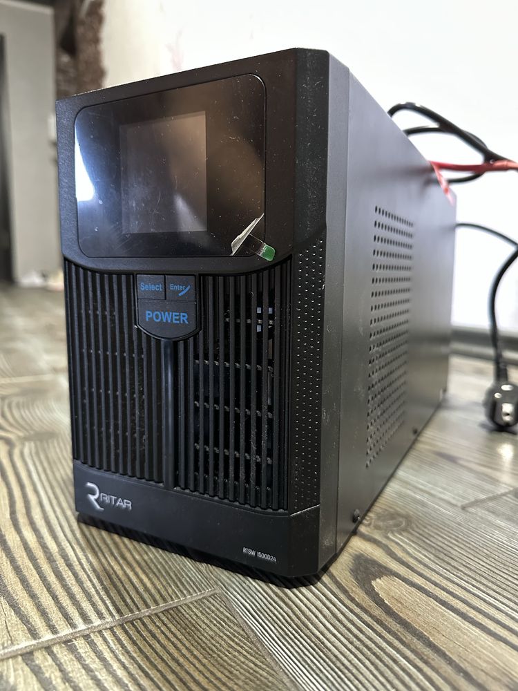 ДБЖ ИБП Інвертор безперебійник 24/220V Ritar RTSW-1500