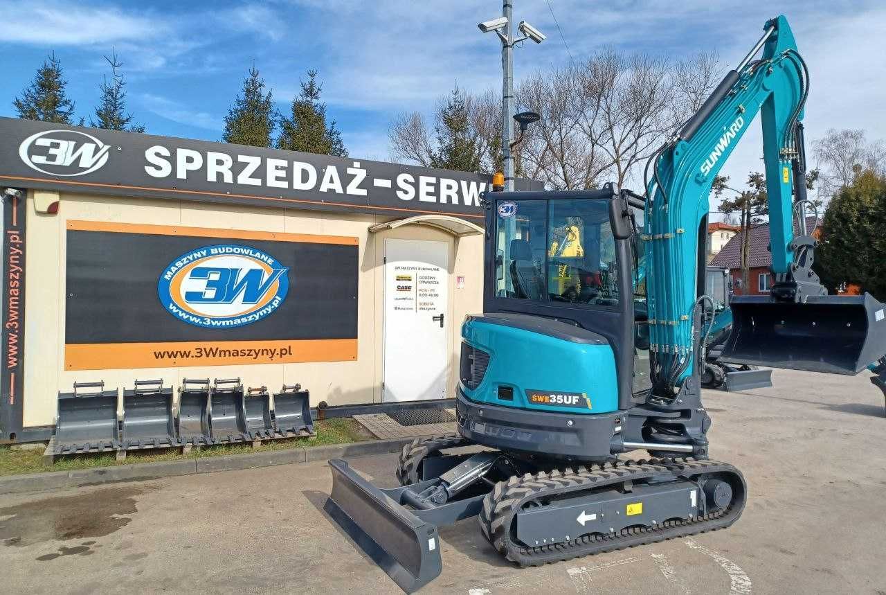 Mini-koparka SUNWARD SWE 35UF Nowa 2025, 3850 kg Gwarancja 5 lat !!!