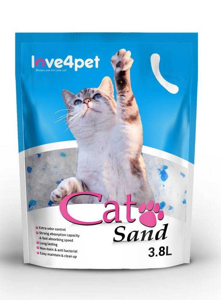 CAT SAND силіконовий котячий наповнювач для туалету 3,8 л