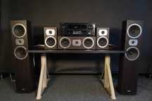 Amplituner DENON AVR-X2600H DAB z zestawem 5 głośników HECO