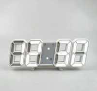 Zegar elektroniczny LED Budzik, termometr, alarm, data