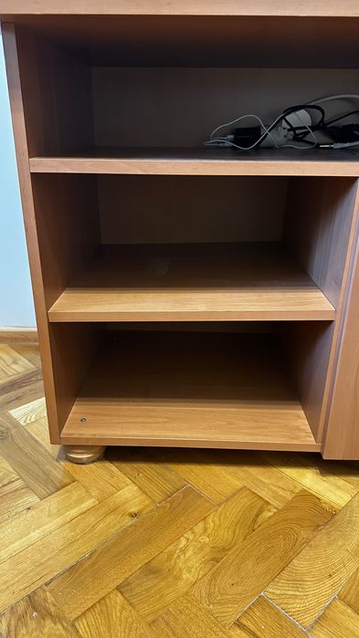 Piękna szafka RTV BODZIO olcha, półki i szafka