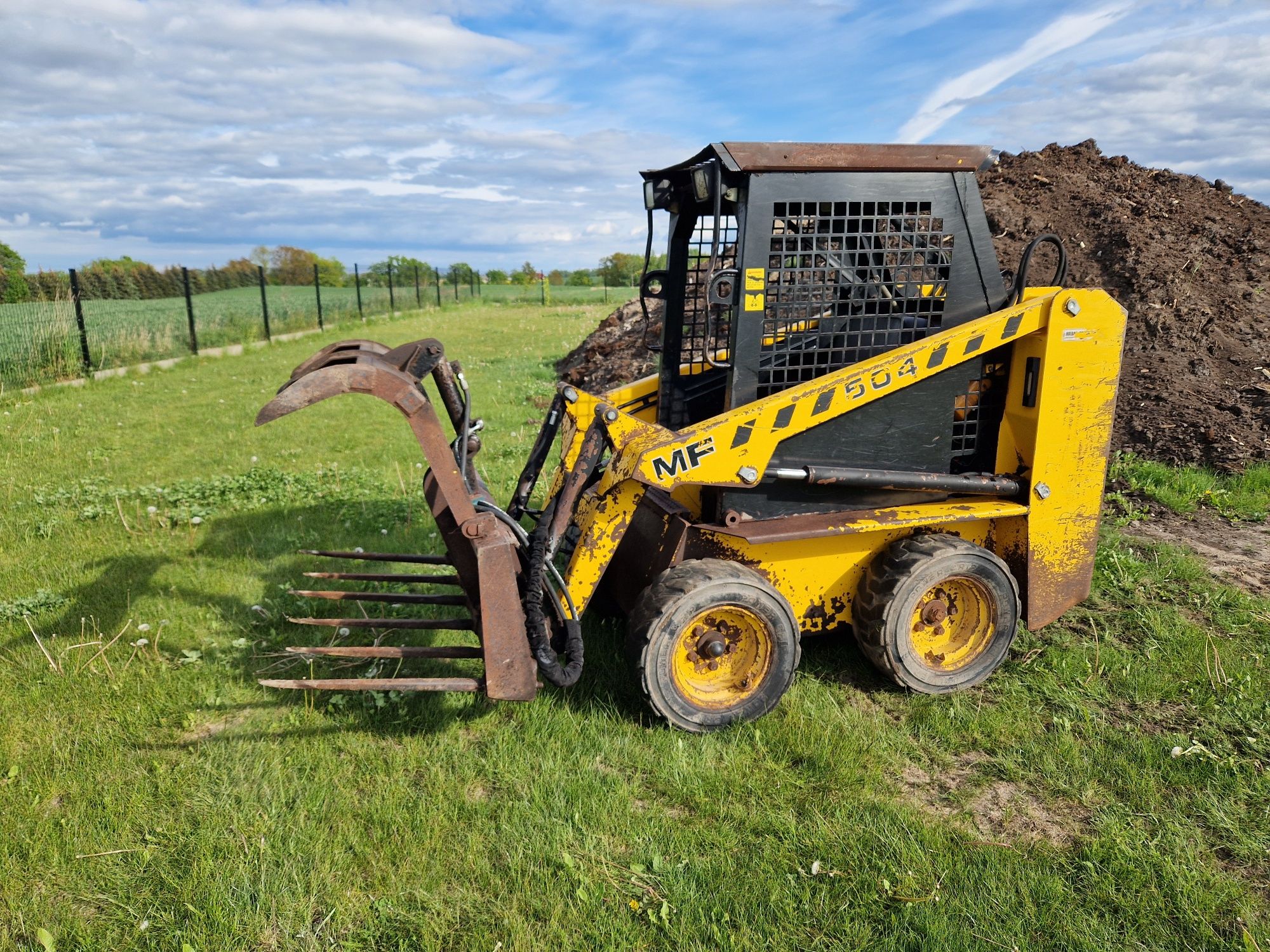Miniładowarka Bobcat MF 504 krokodyl sterowanie joystickiem