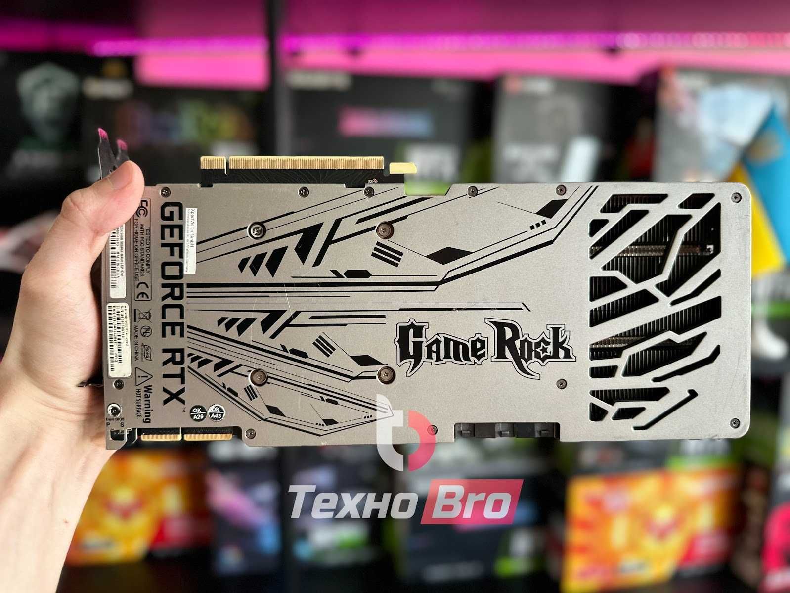 Гарантія! RTX 3090 24GB Palit GameRock Ігрова відеокарта пк ТехноБро