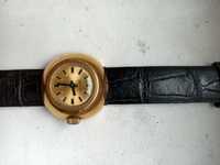 Stary elegancki zegarek damski Glahutte