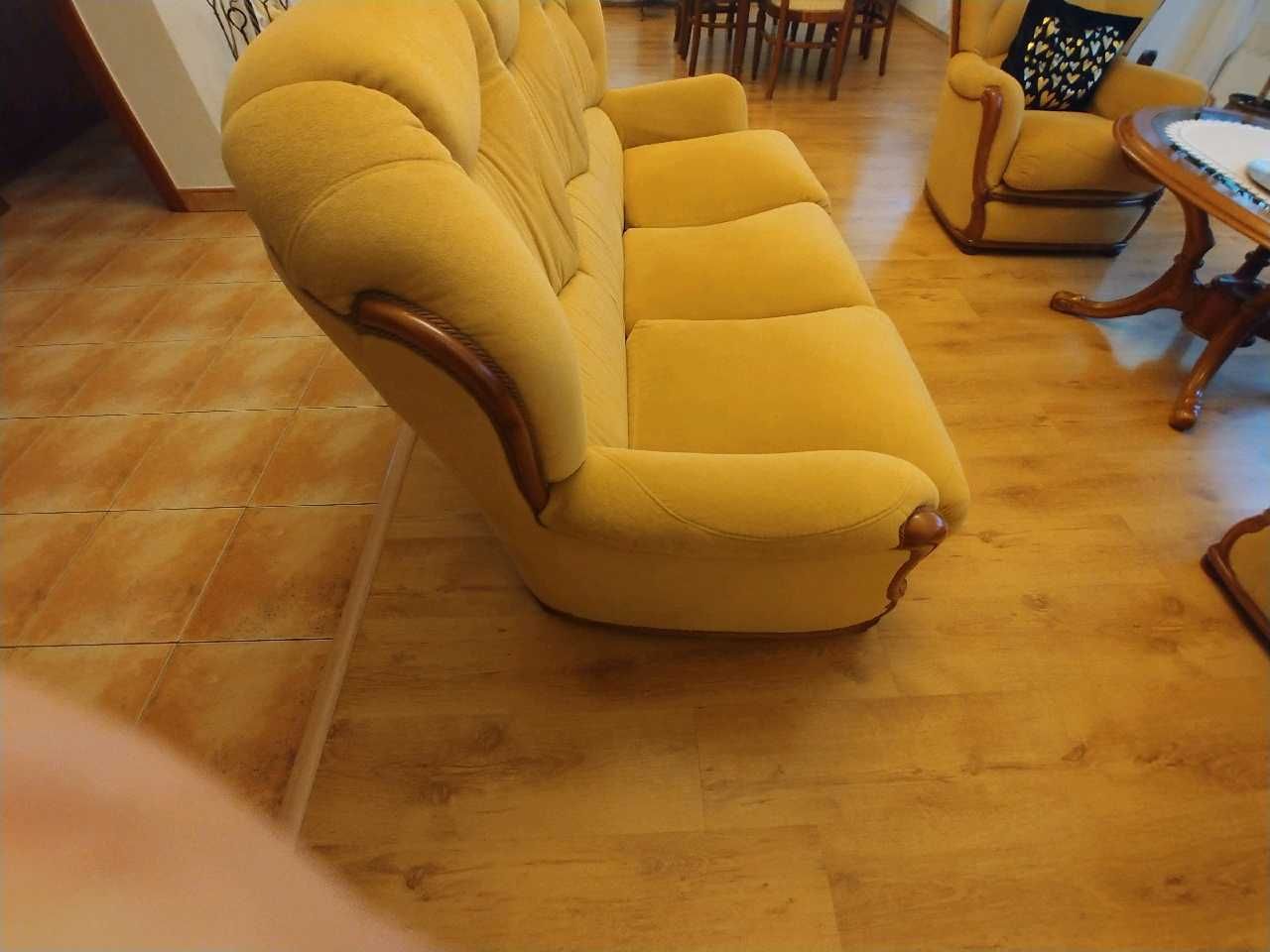 Zestaw sofa + dwa fotele