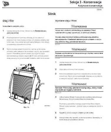 JCB Wszystkie modele instrukcja, katalog części minikoparka koparka