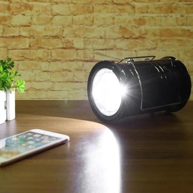 LED лампа X-BAIL BL-5800 з ліхтариком і сонячною панеллю