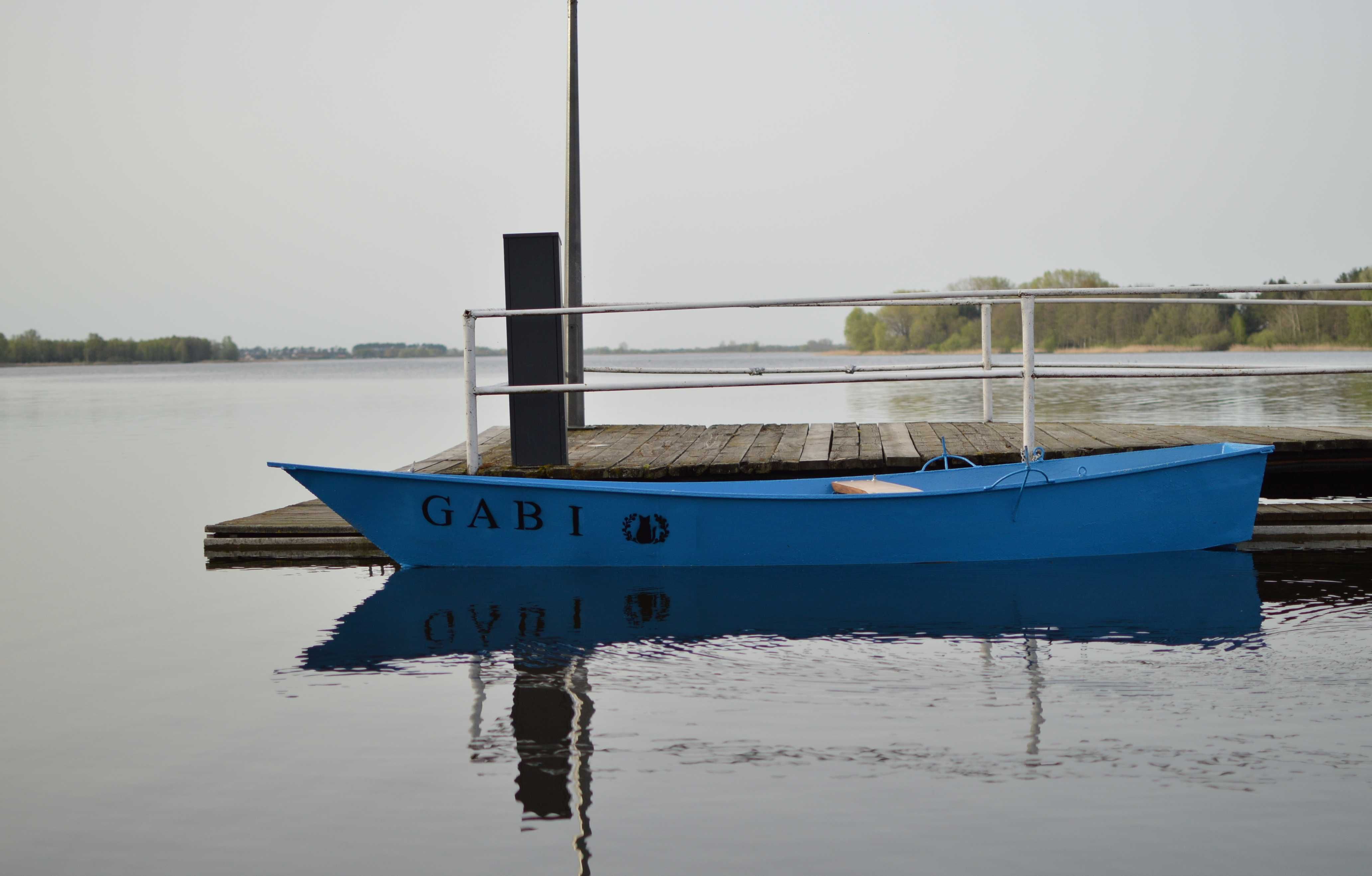 Łódka wędkarska, metalowa 5m