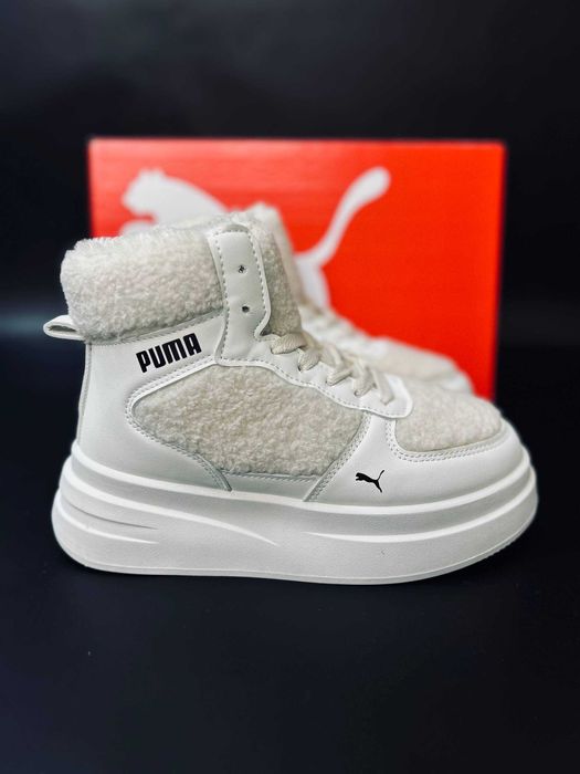 Зимние  женские ботинки puma хит сезона супер теплые кроссовки puma
