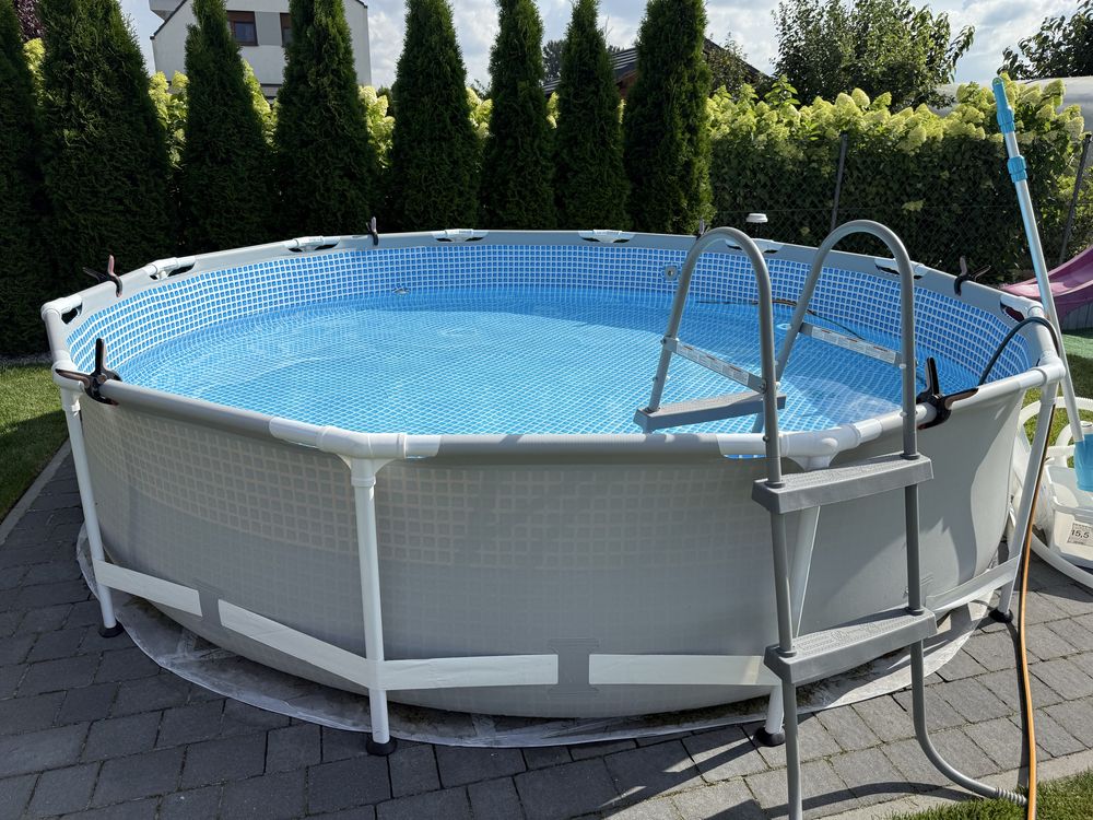 Basen intex 366x76 cm pompa basenowa piaskowa sx2800 + dodatki