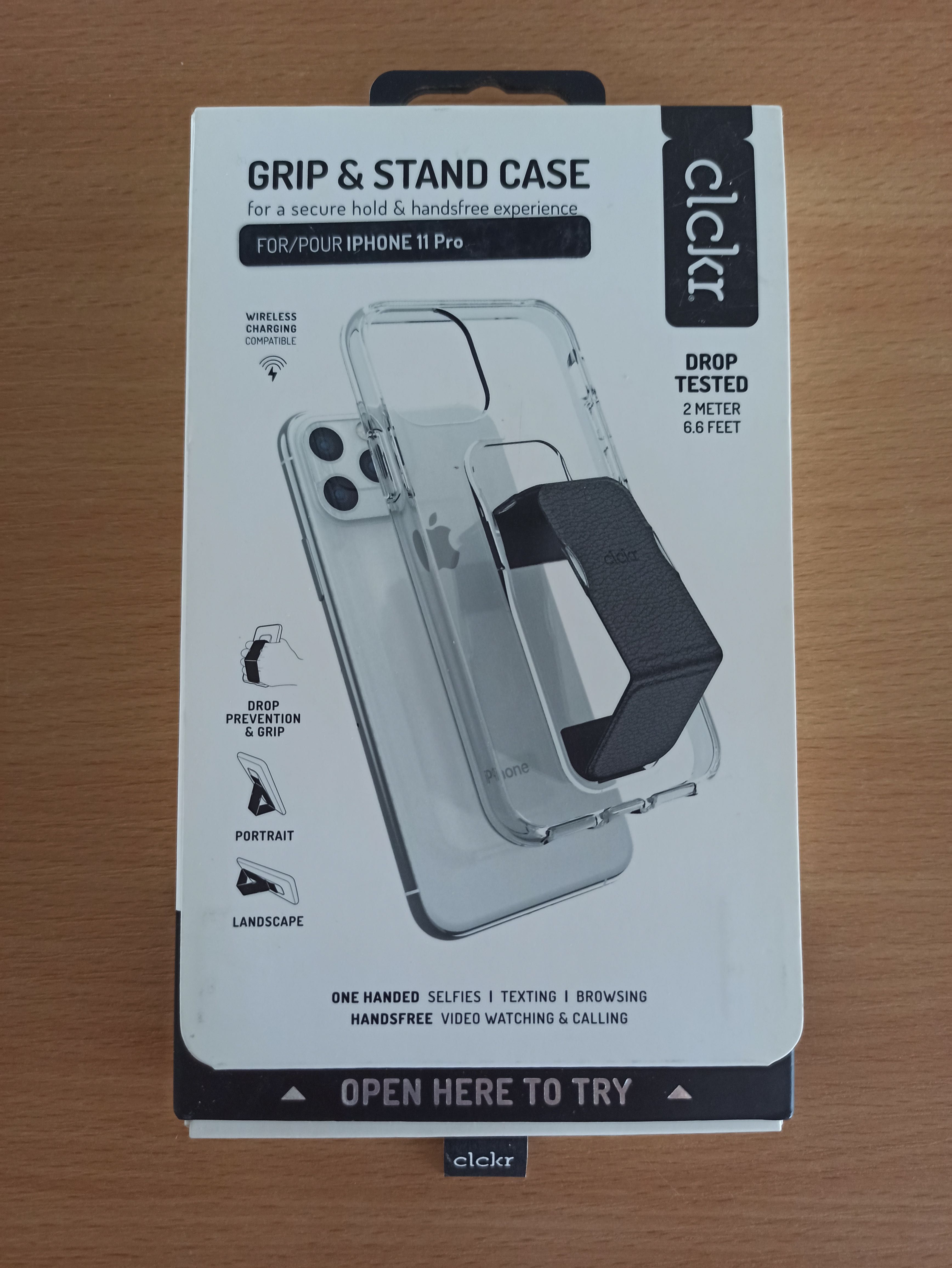 Etui Grip & Stand Case CLCKR iPhone 11 Pro przezroczyste