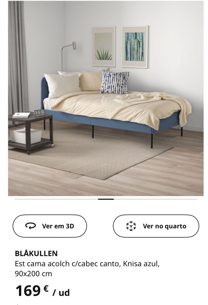 Camas casal e solteiro IKEA