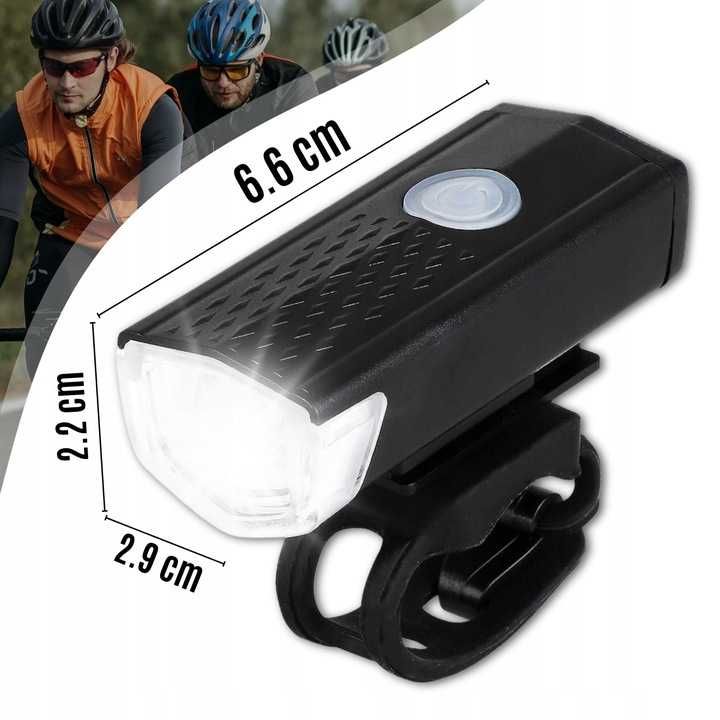 Lampki Rowerowe Przód Tył Ładowanie USB Lampka Rowerowa Tryby pracy