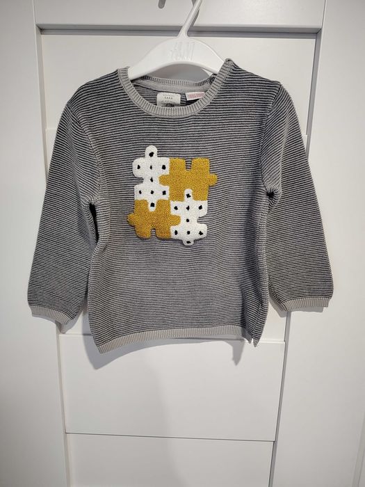 Sweter w puzzle Zara dla chłopca