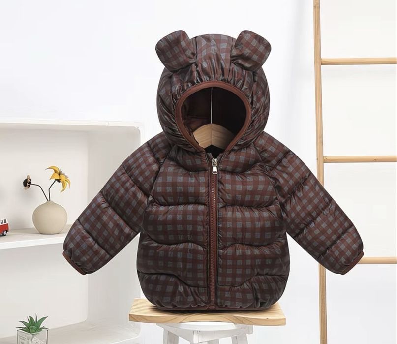 Детские пуховики мишка под заказ