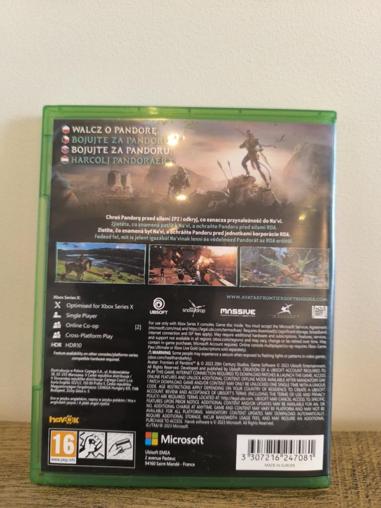 ** Avatar Frontiers of Pandora xbox **