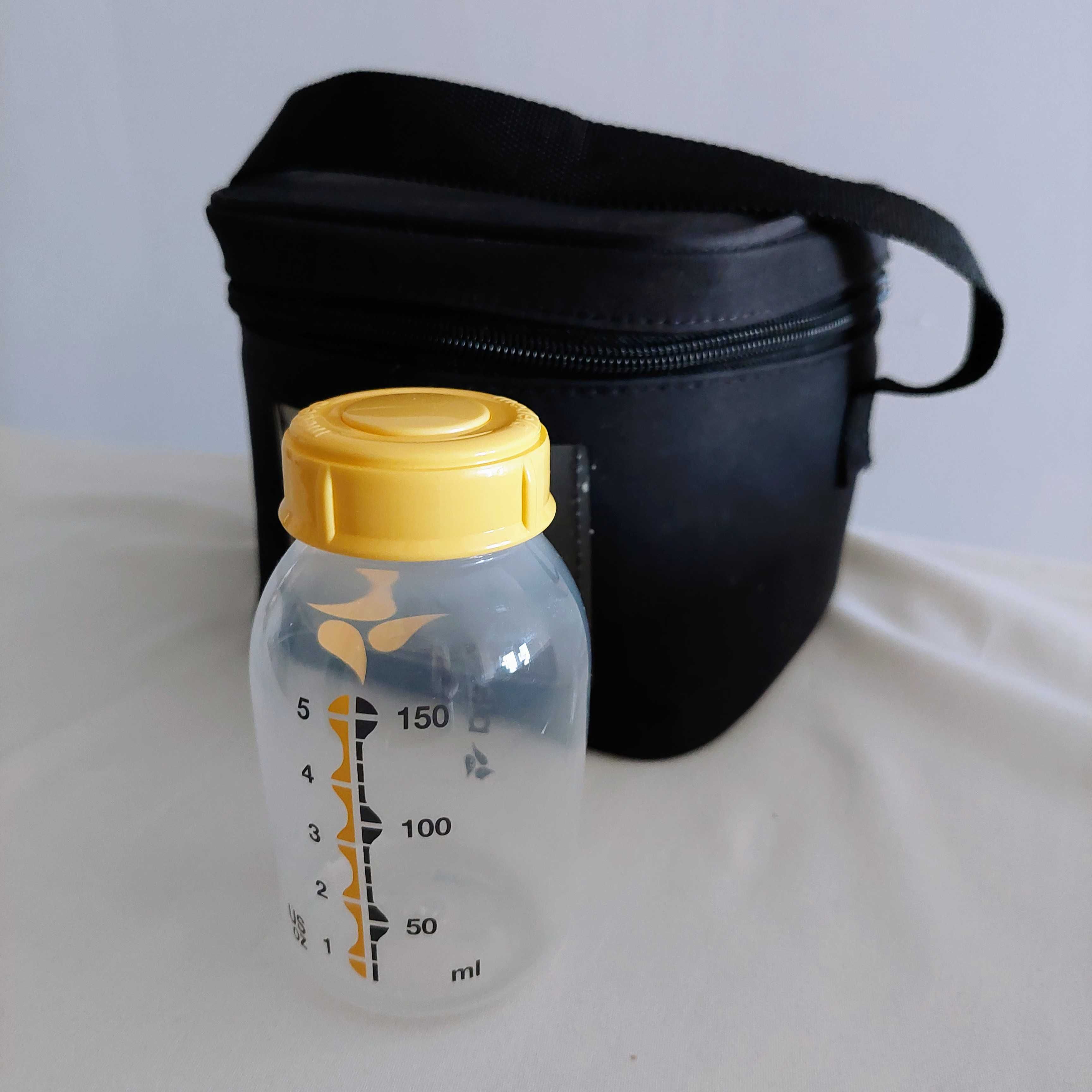 Medela, torba termiczna + wkład chłodzący + 4 butelki o poj. 150 ml