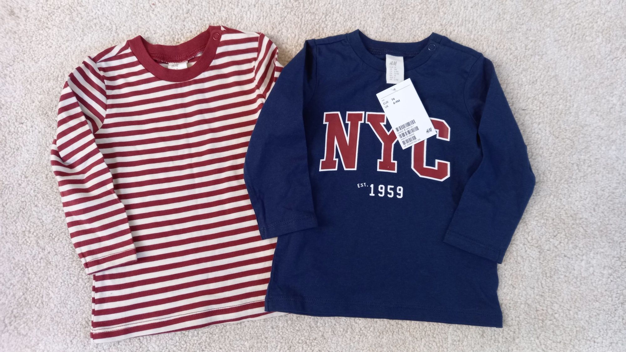 Koszulka 2-Pack H&M rozm. 74' nowe'