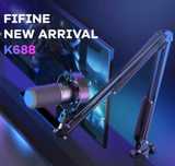 Мікрофон студійний/ для ПК Fifine K688 black