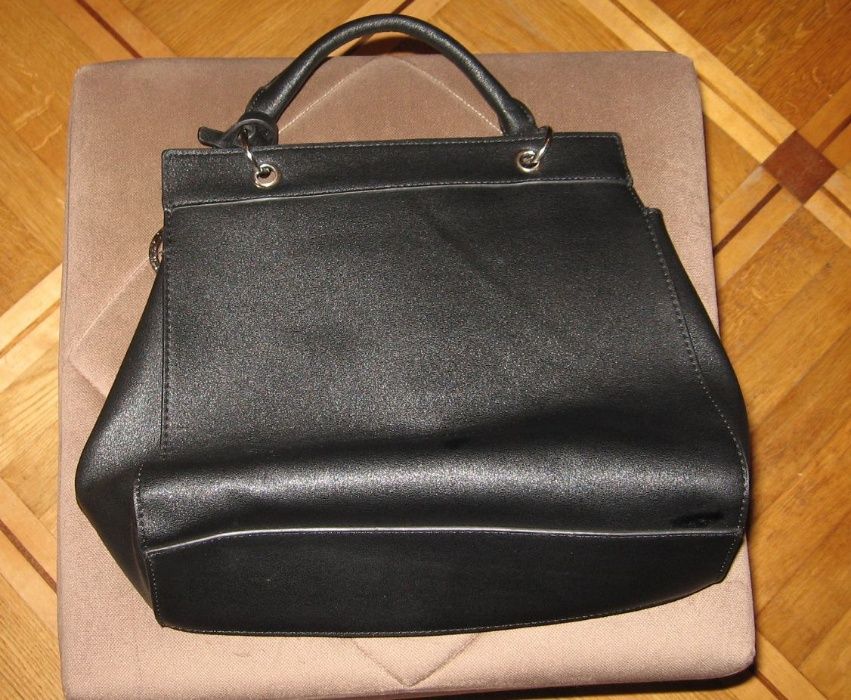 Nowa czarna torebka do ręki Catherine Malandrino, bez metki