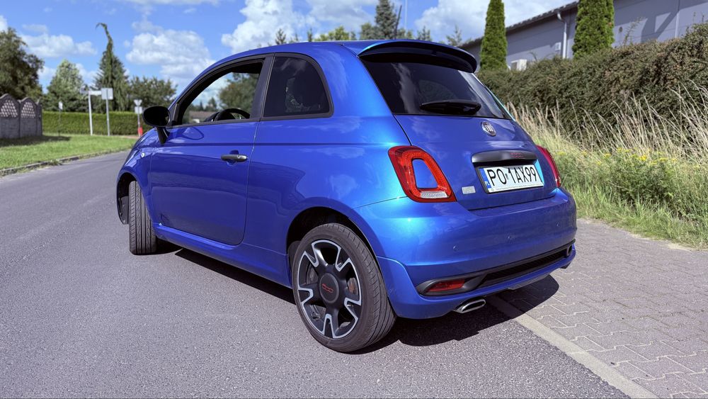 REZERWACJA-Fiat 500S Salon Polska, Bogate wyposazenie,