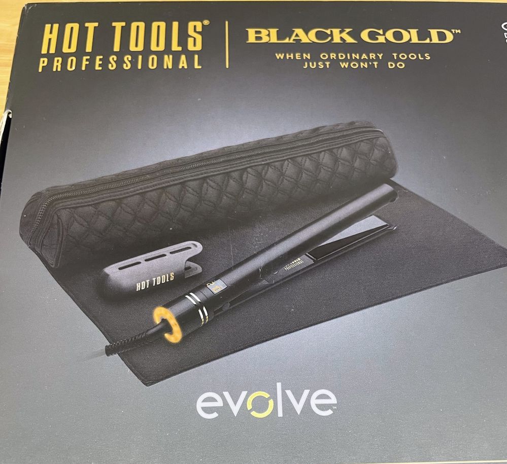 Hot Tools Evolve Gold Titanium prostownica do włosów, rozmiar 32mm