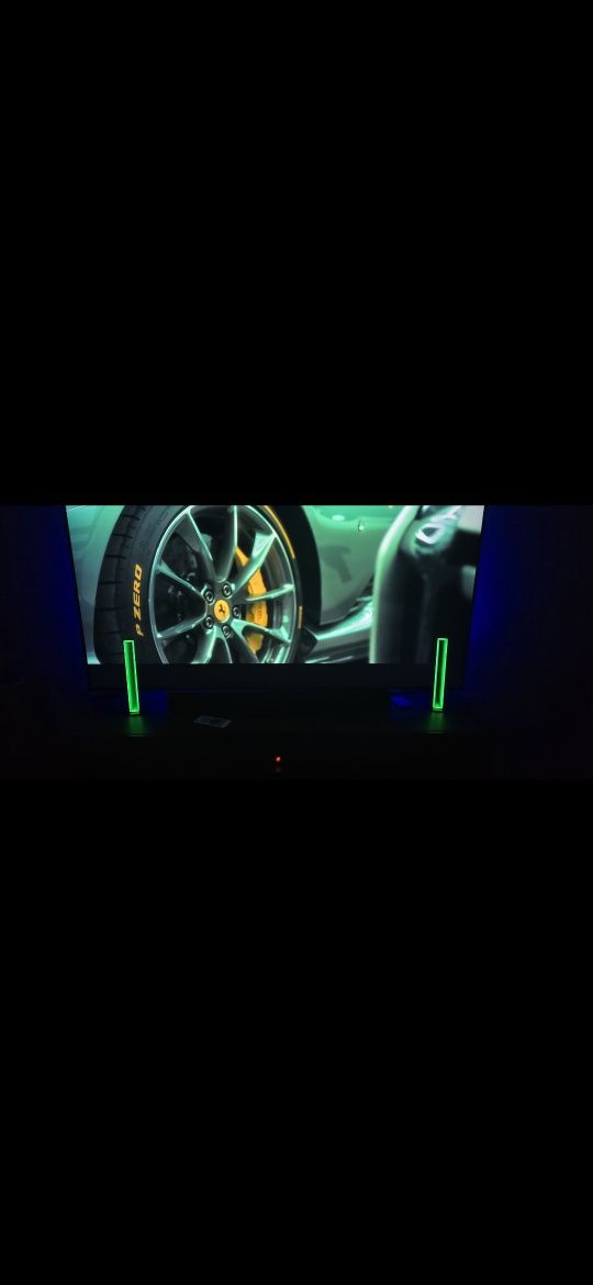 Dwie lampki LED na biurko z pilotem, reagujące na dzwiek