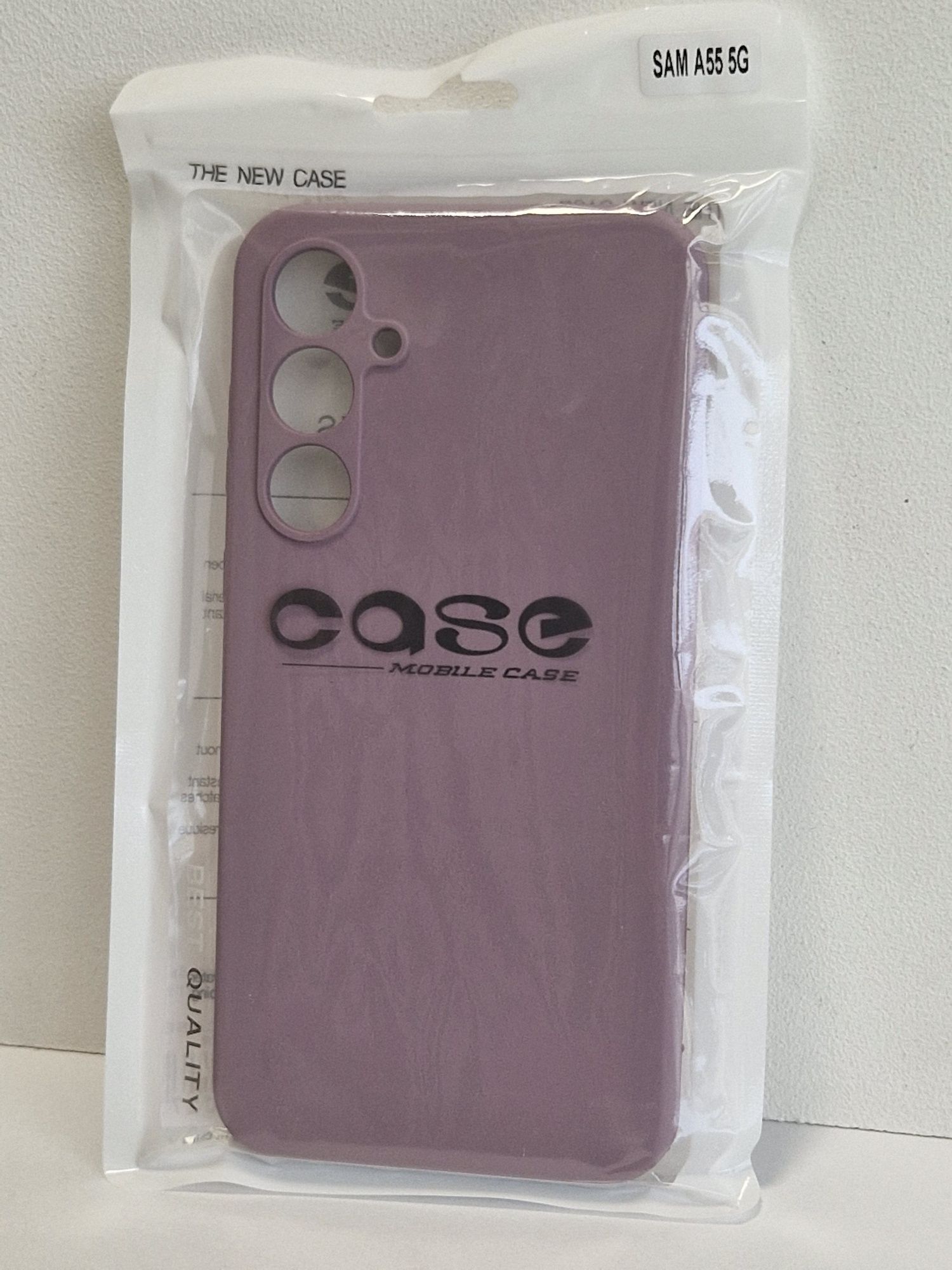 Silicone Lite Case do Samsung Galaxy A55 5G wrzosowy