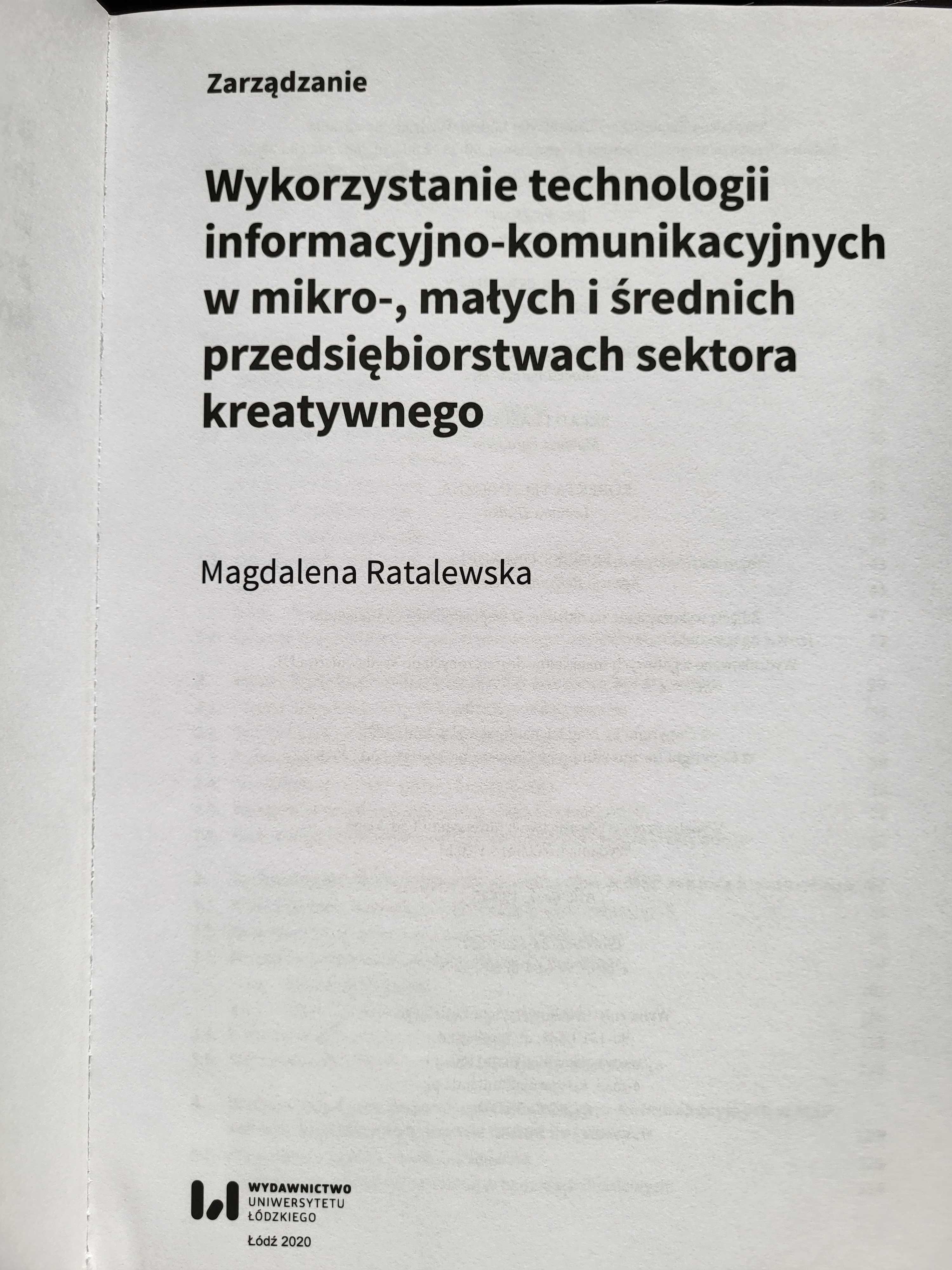 Ratalewska Wykorzystanie technologii informacyjno-komunikacyjnych...