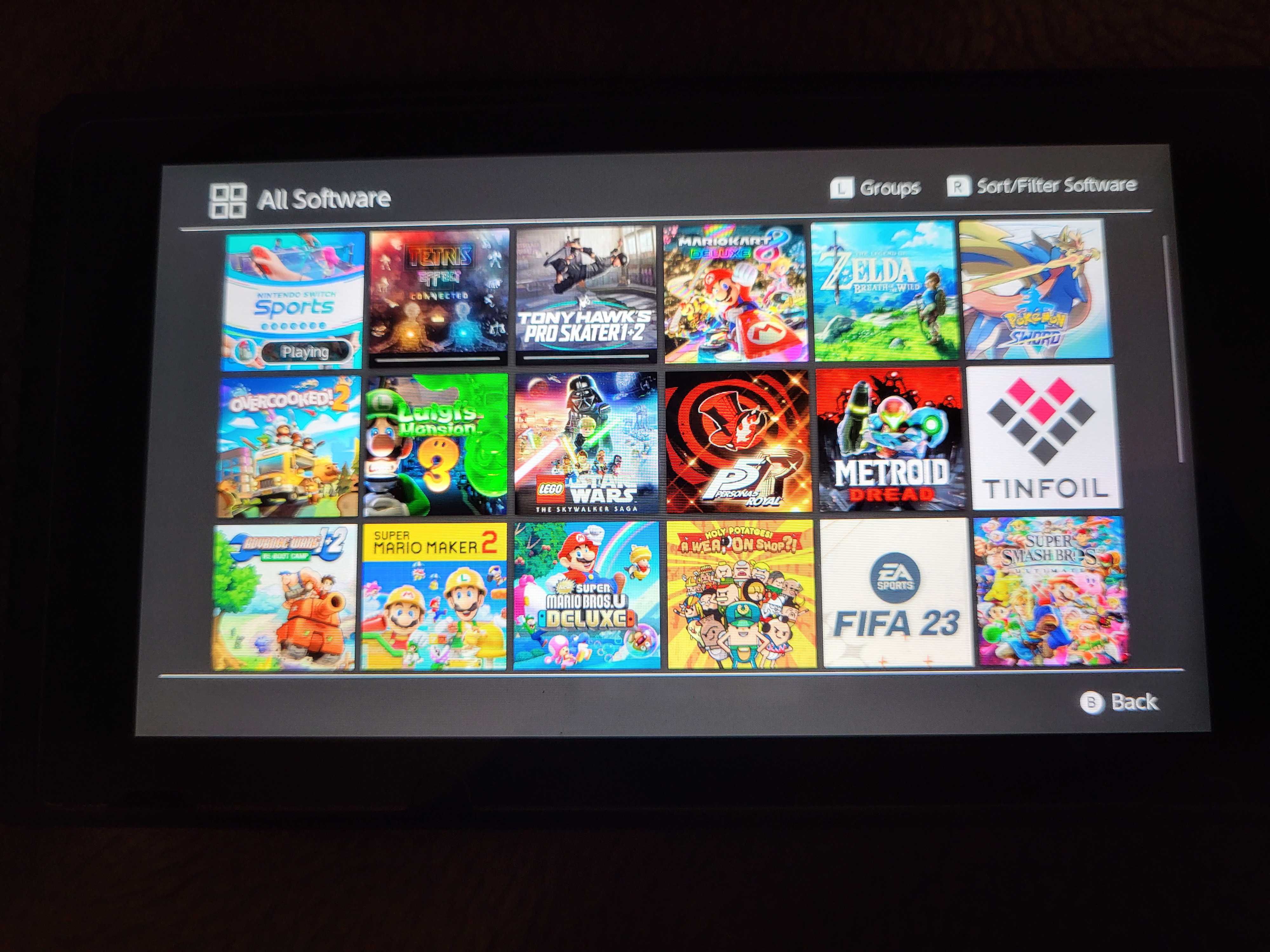 Nintendo Switch Desbloqueada + Cartão 256gb (como nova)