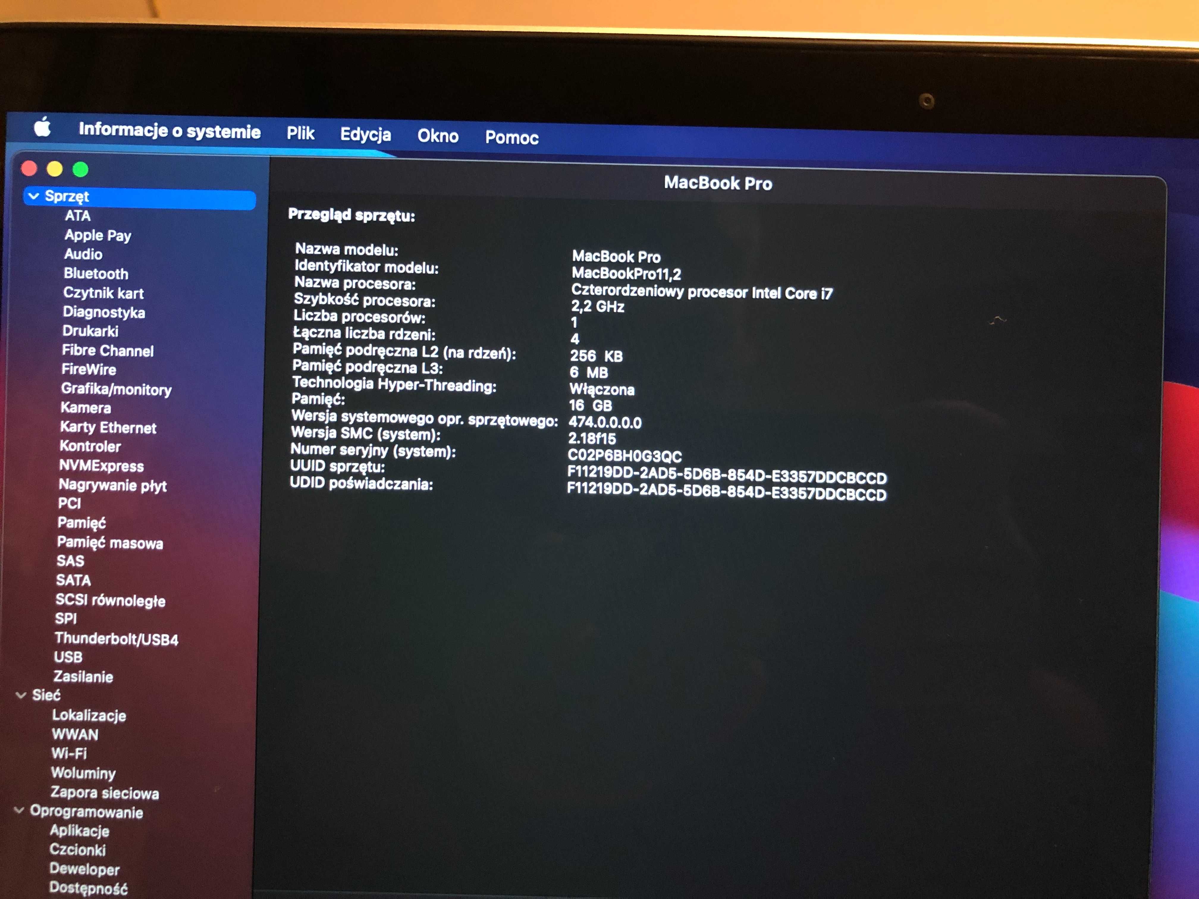 MacBook Pro 15(Mid 2014) 16Gb Ram 256 Gb SSD