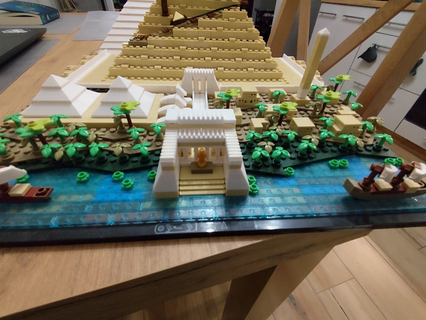 Piramida Cheopsa klocki nie lego Egipt budowla architecture