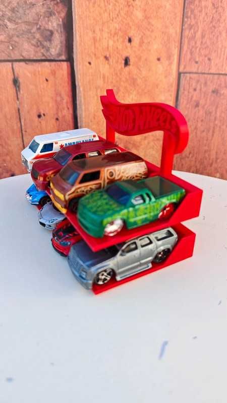 Expositor de 8 carrinhos Hot Wheels