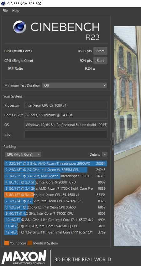 Intel Xeon E5 1680 v4 Bardzo szybki procesor 4 GHz. idealny do gier