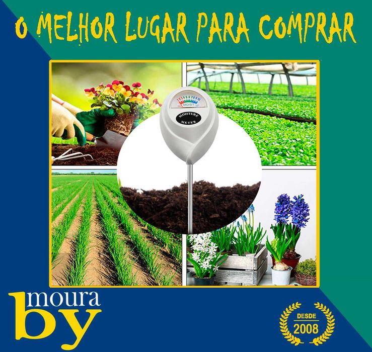 Umidômetro de solo Ferramenta de medição para jardinagem em casa
