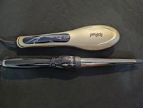 Modelador e escova eletricos de cabelo profissionais