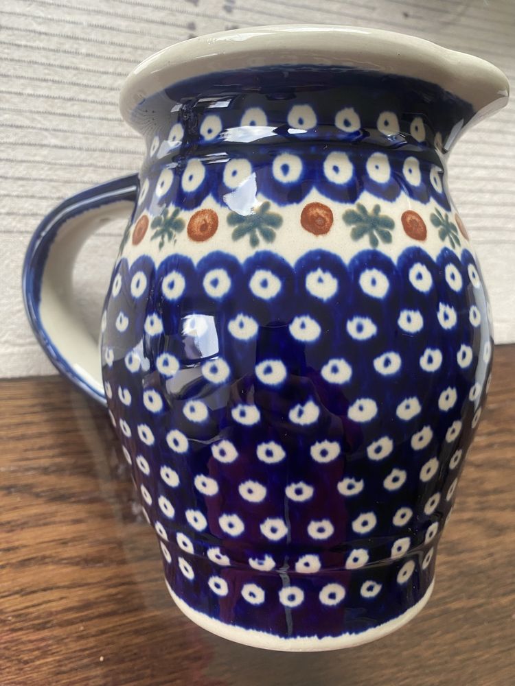 Komplet ceramiczny, serwis lata 80 Boleslawiec