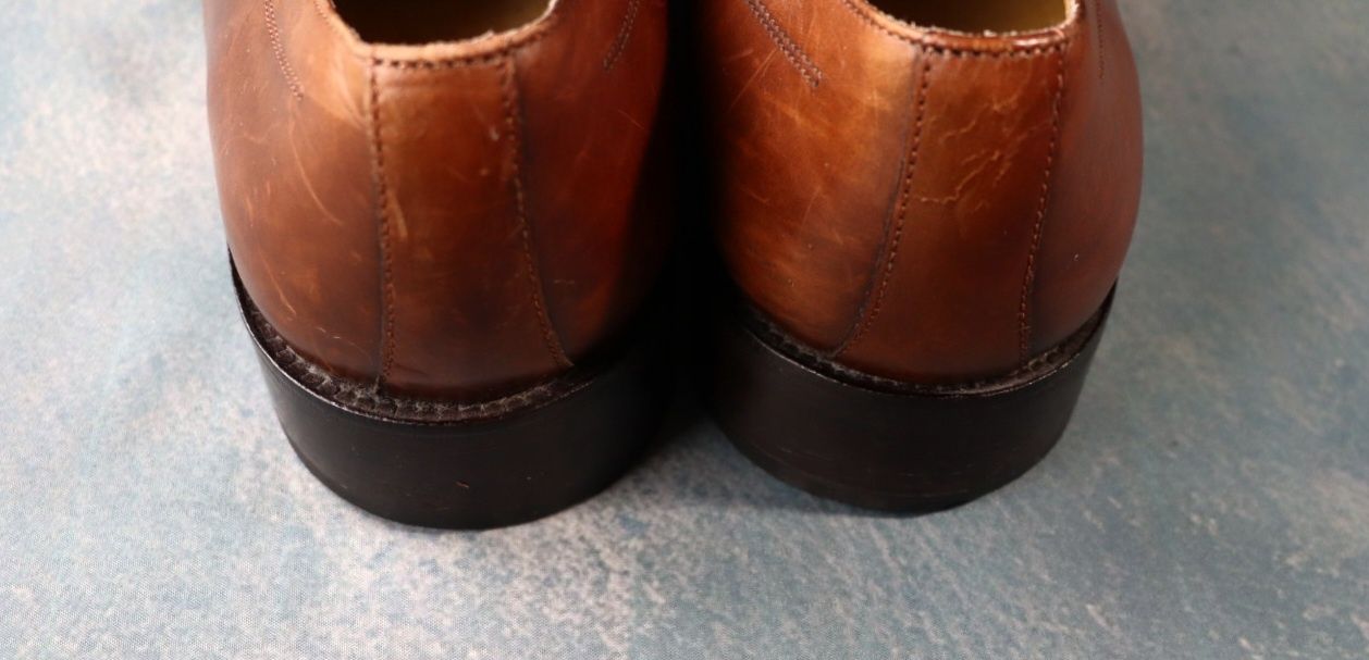 Włoskie eleganckie skórzane buty Marks & Spencer, rozmiar 44,5  – idea