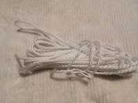 Sznur na pranie sznurek 3 strunowy biały 15m