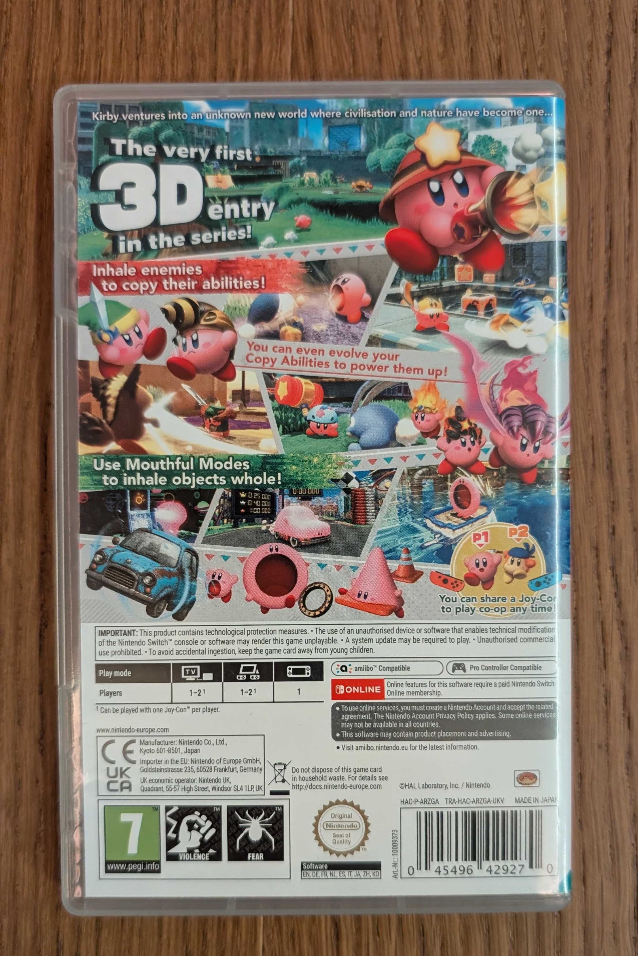 Kirby and the Forgotten Land Nintendo Switch