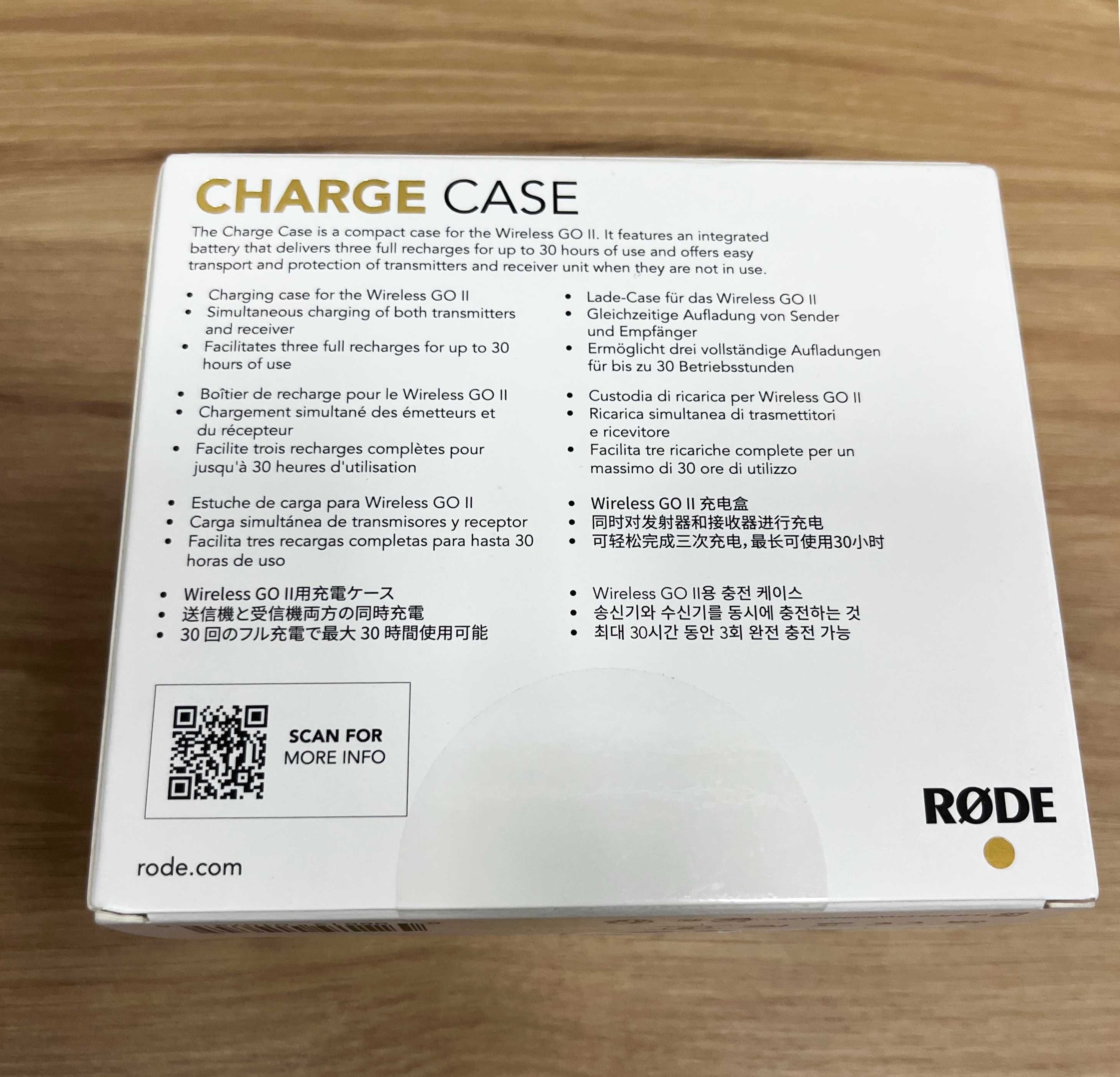 RODE WIGOII Charging Case