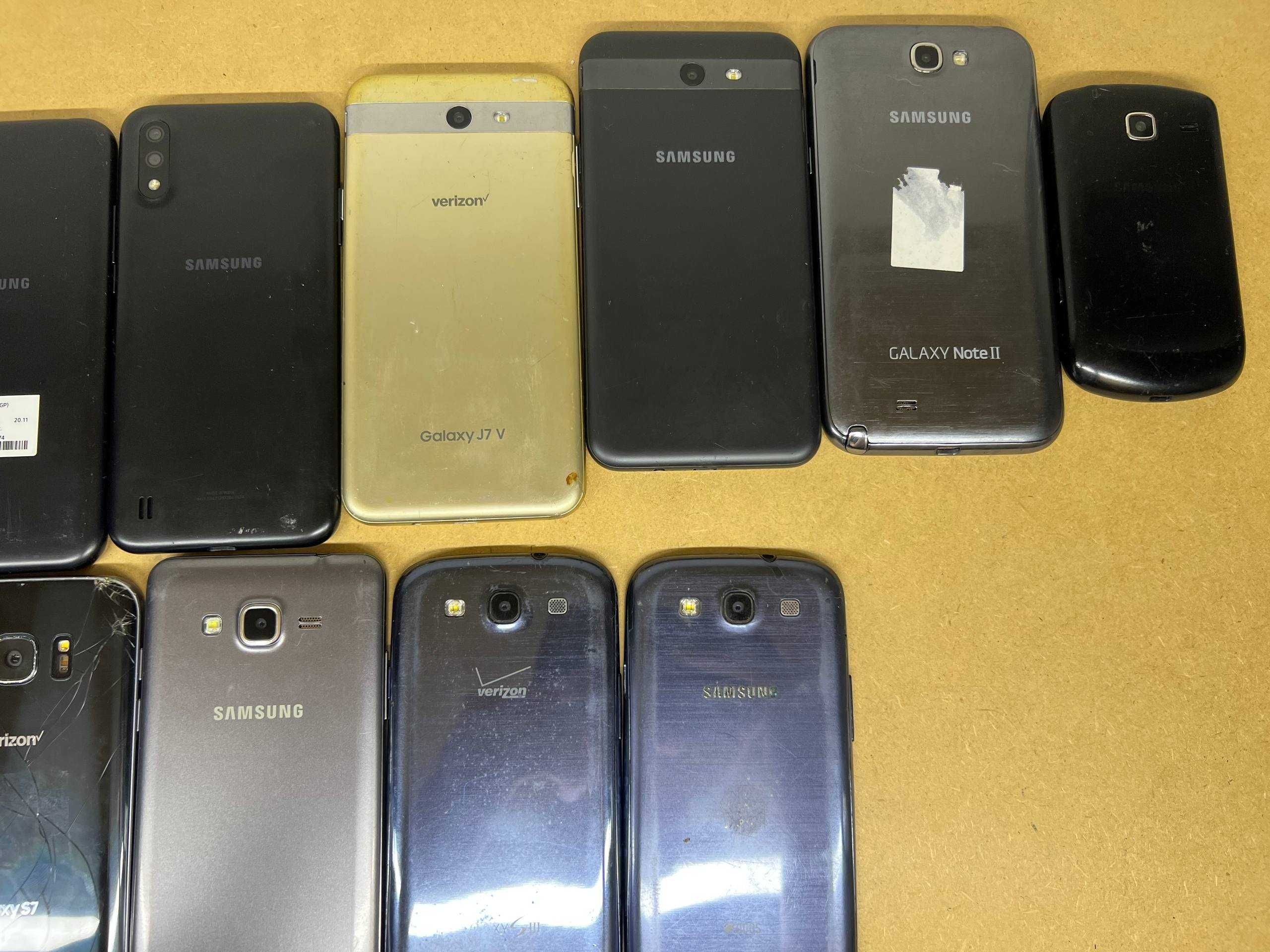 Лот смартфонів, Galaxy A03s, A12, S10+, S8+,  A01