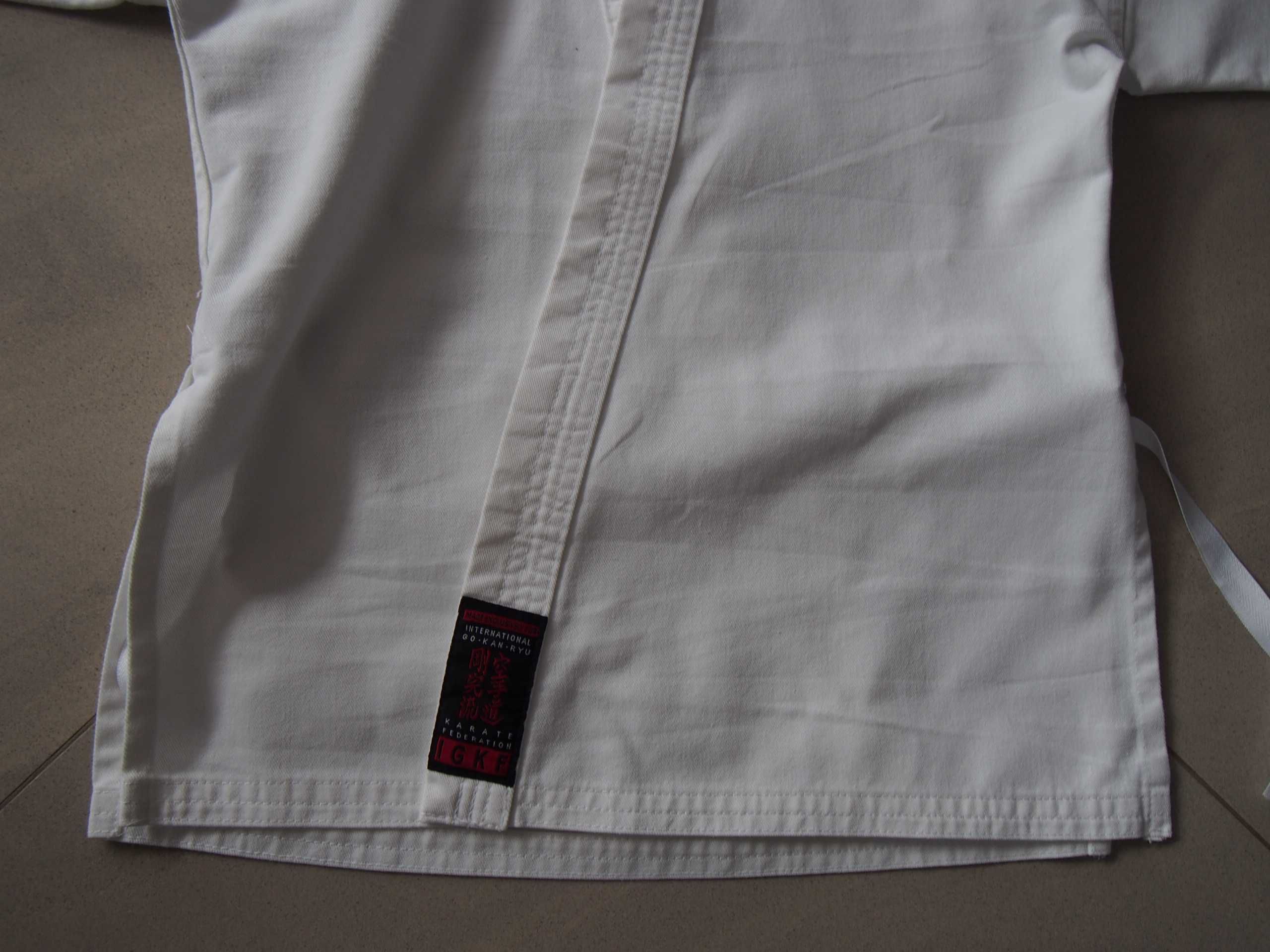 Kimono karate 140 cm GÓRA