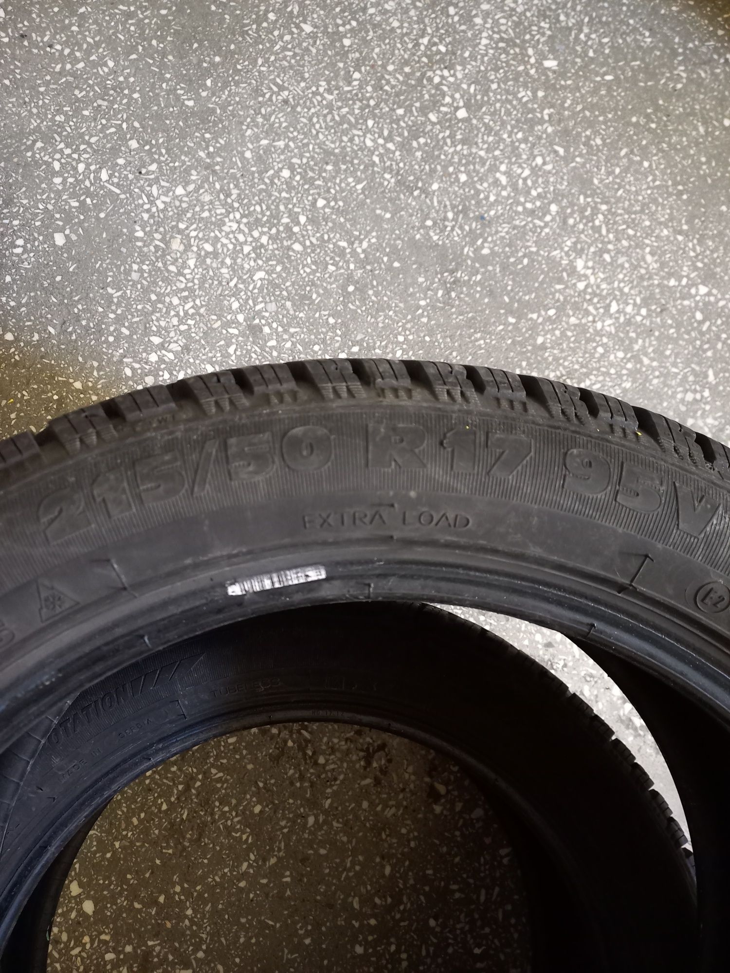 Opony 4szt. 7,5mm 2023r. 215/50 R17 XL  KORMORAN SNOW 95V