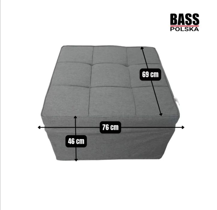 Pufa leżanka łóżko