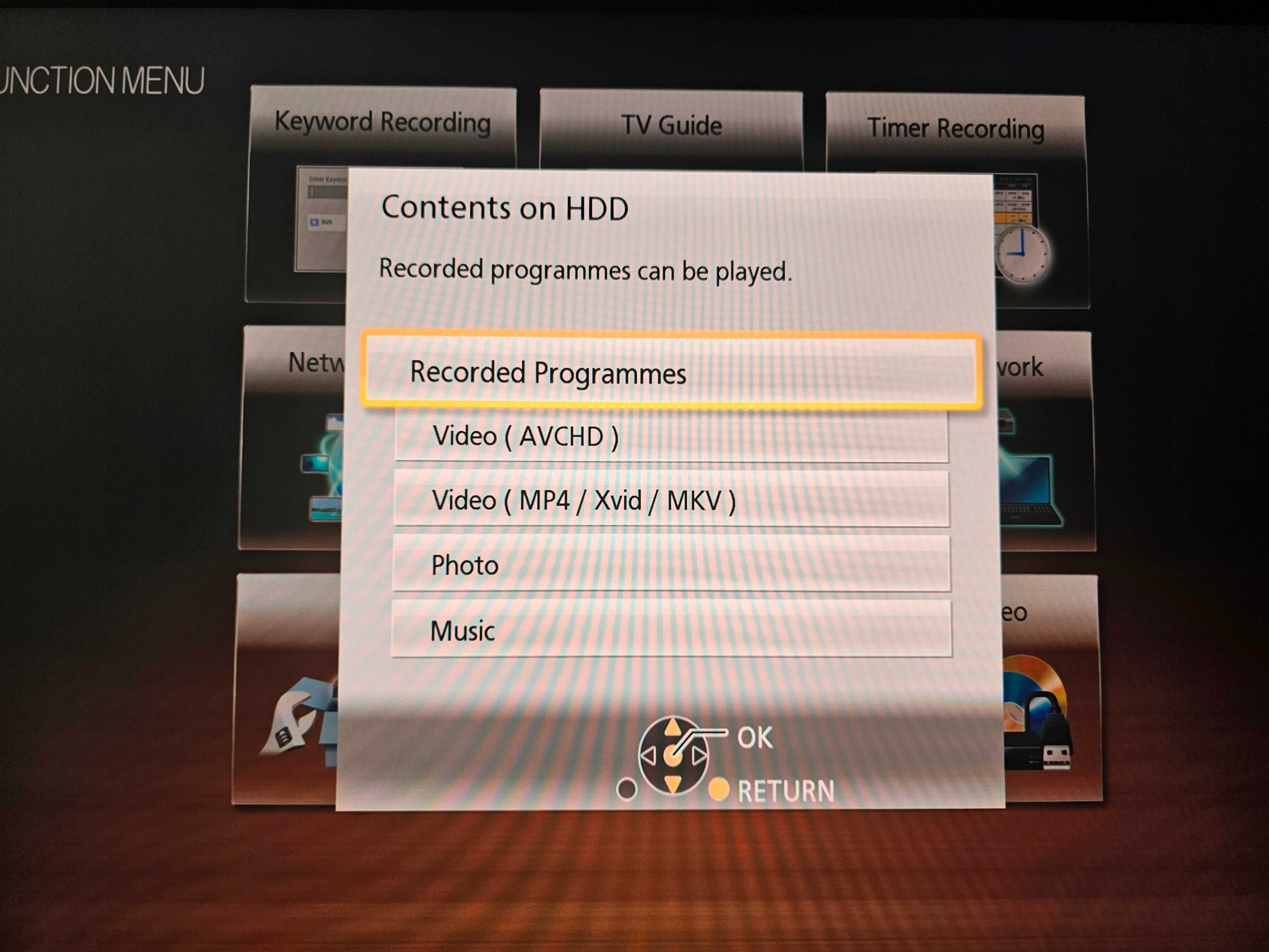 Blu-Ray DVD рекордер Panasonic DMR-BST855 SAT, WiFi, LAN, USB, DLNA